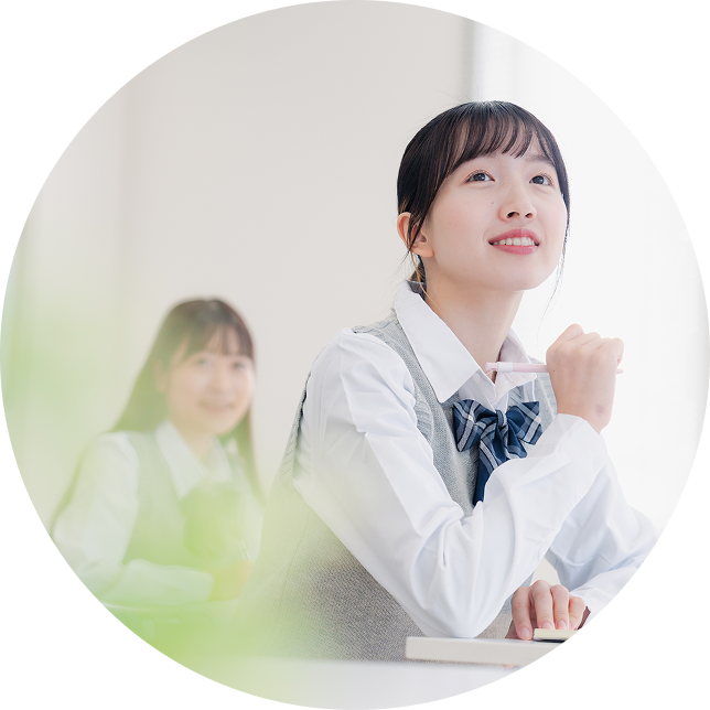 高校生が英語の文法を学んでいる